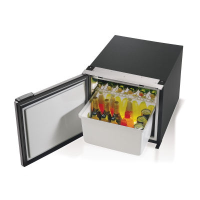 Portable fridge and freezer for special installation, C47 Airlock, Grey, Vitrifrigo